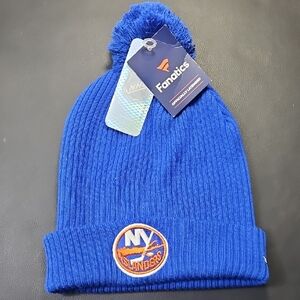 Fanatics New York Islanders Royal Blue Pom-Pom Beanie